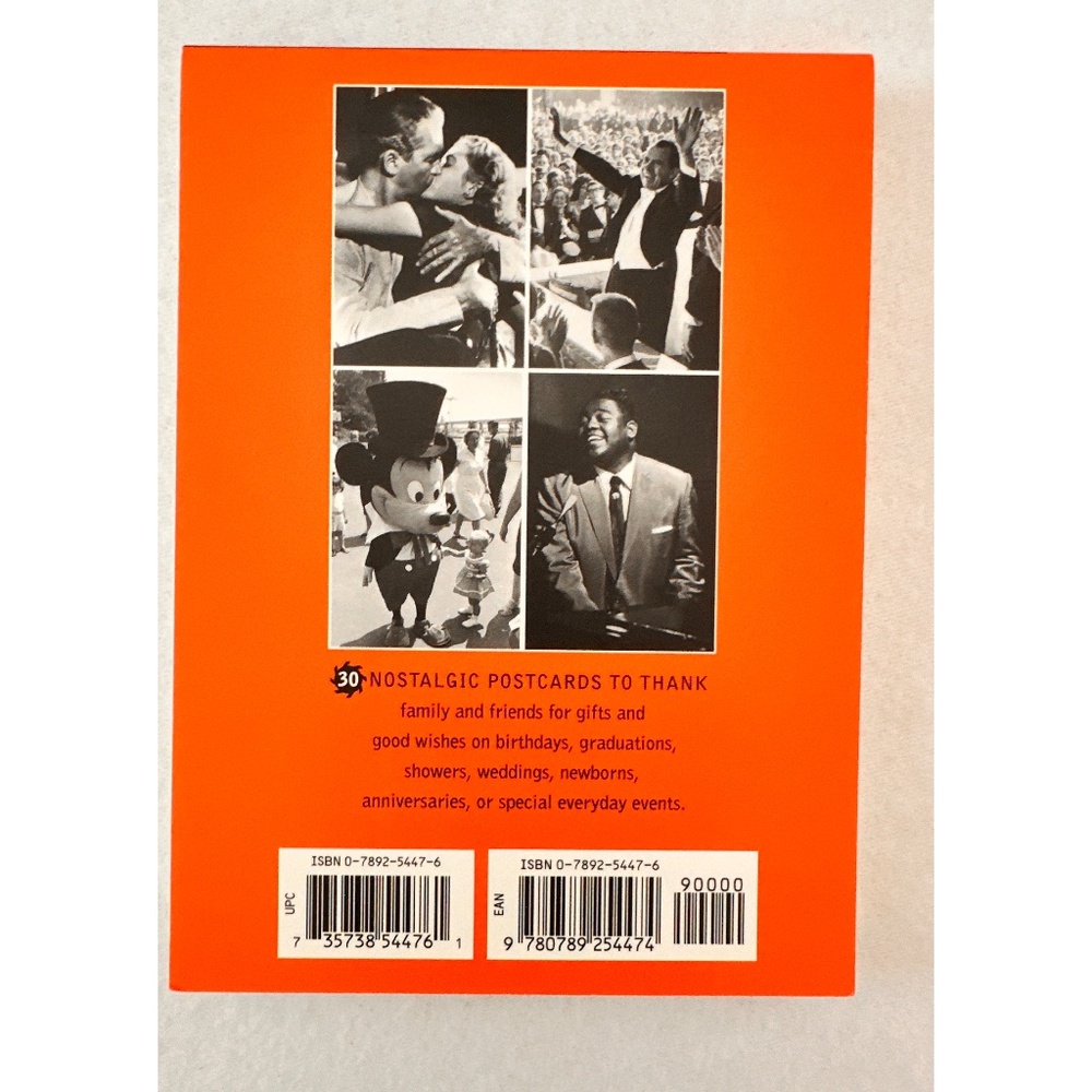 Thank You  Vintage Photo Postcard Booklet, Celebrating The 20th Century , Nostal - Picture 2 of 5